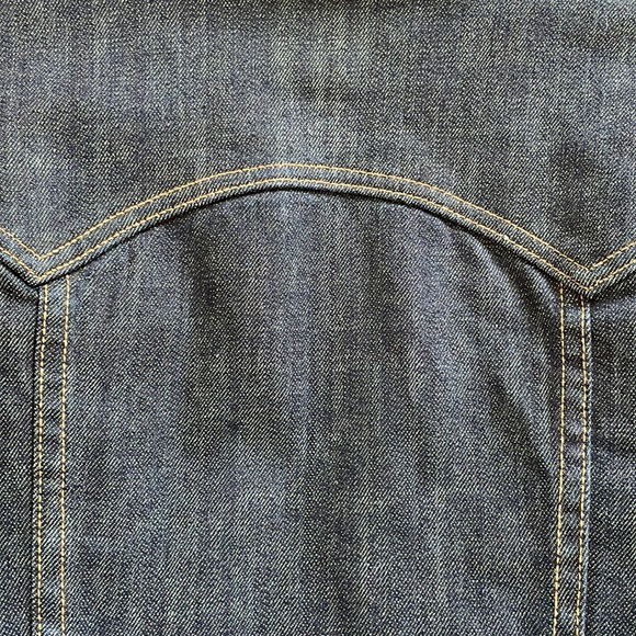 Vintage GAP Stretch Jean Jacket NWOT dark wash - Picture 13 of 16